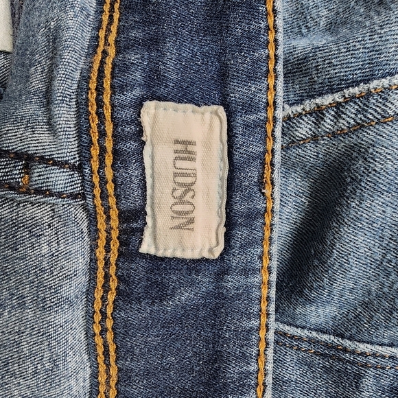 Hudson Croxley Mid Thigh Cuffed Shorts Women Size 25 - Picture 4 of 10